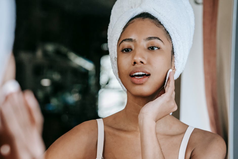 hydrated glowing skin beauty routine